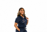 Elite Scrub Top - True Navy