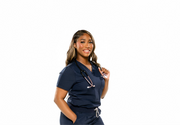 Elite Scrub Top - True Navy